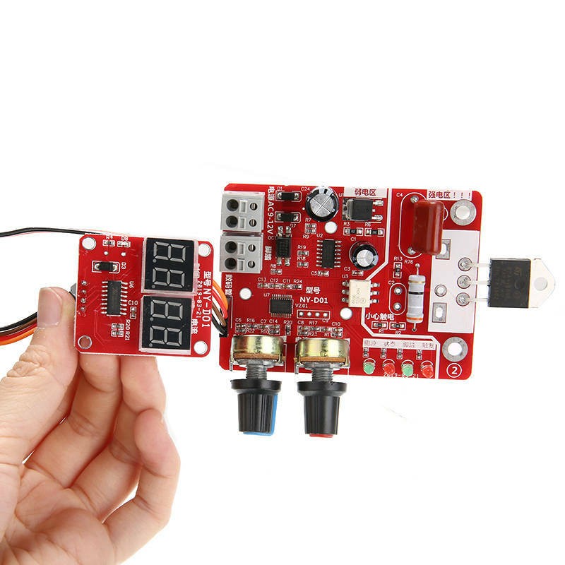 Spot Welder Control Board 40A Digital Spot Welding Time & Current Controller C#