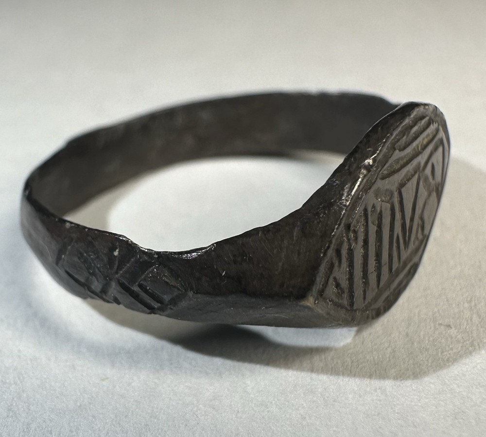 Medieval Islamic Silver Ring Mamluk Dynasty 1250AD - Authentic