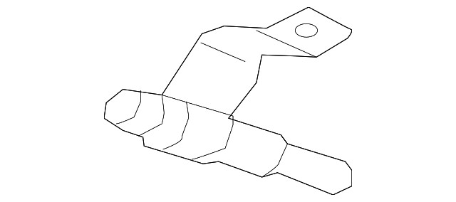 Genuine GM Driver Side Sun Visor Support 23231416