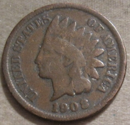 SELLING AS SHOWN ~ 1908 INDIAN HEAD CENT *** 678