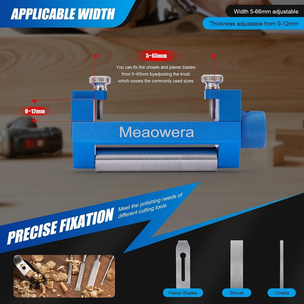 Chisel Sharpening Kit with Sharpening Stones – Wood Chisel Sharpener Honin