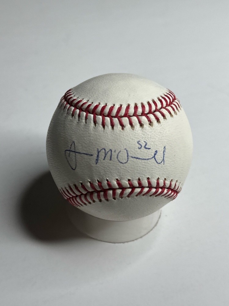 James McDonald Signed ROMLB Dodgers Baseball PSA AN12331