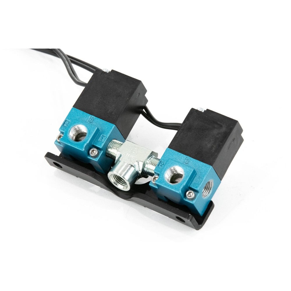 Mac Valve (Holley CO2 Boost Control Solenoid) 90 degree Mounting Bracket