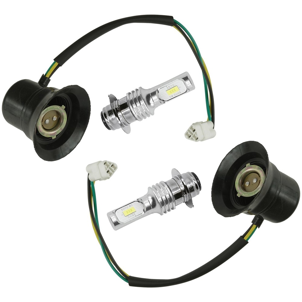 Caltric Headlight Socket And LED Bulb For Yamaha Banshee YFZ350 2003-2006