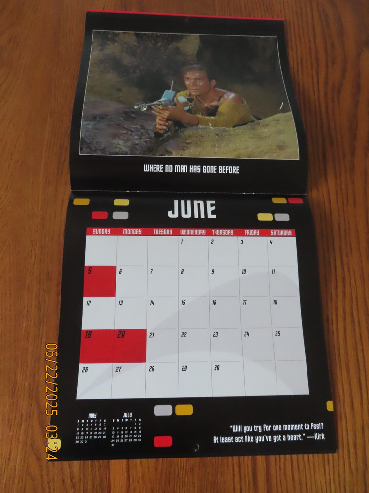 Star Trek 2016 Calendar