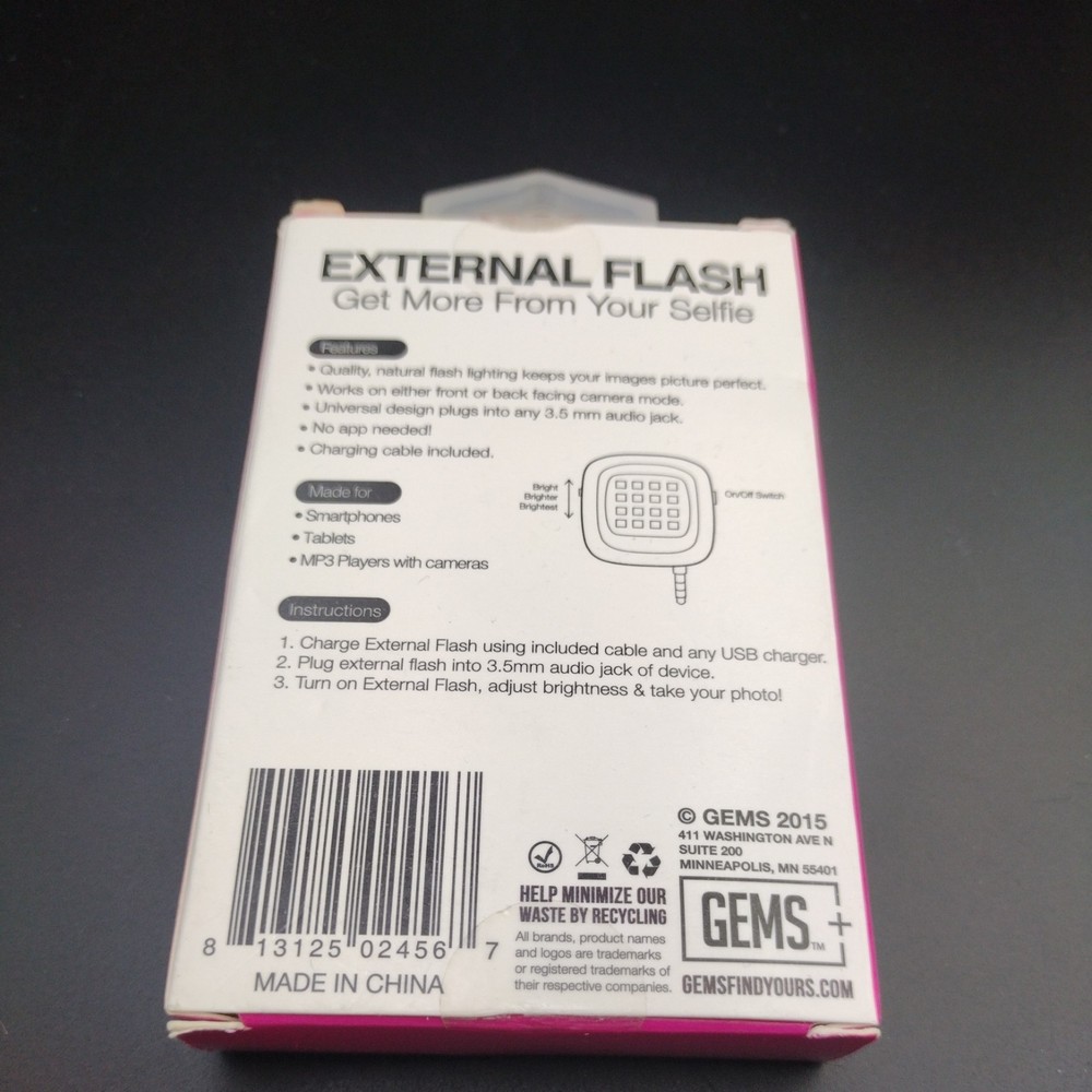 Pink External Flash