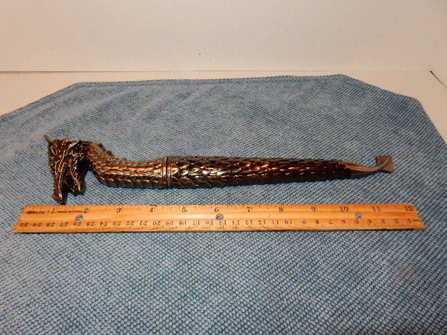 Dragon Head/Body Scabbard Dagger