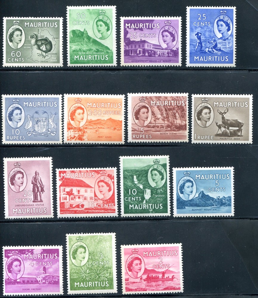 MAURITIUS - #251 - 265 - MINT NH - VF