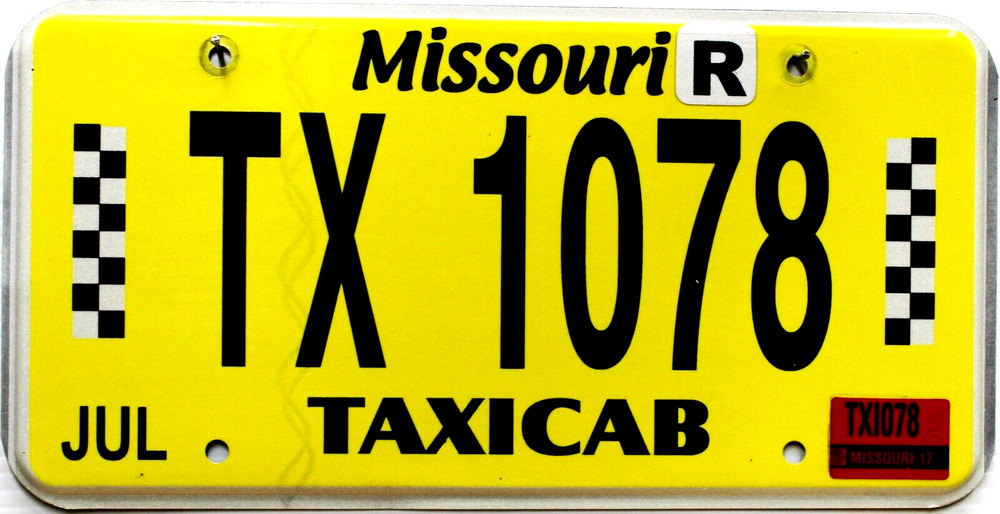 Taxi License Plate