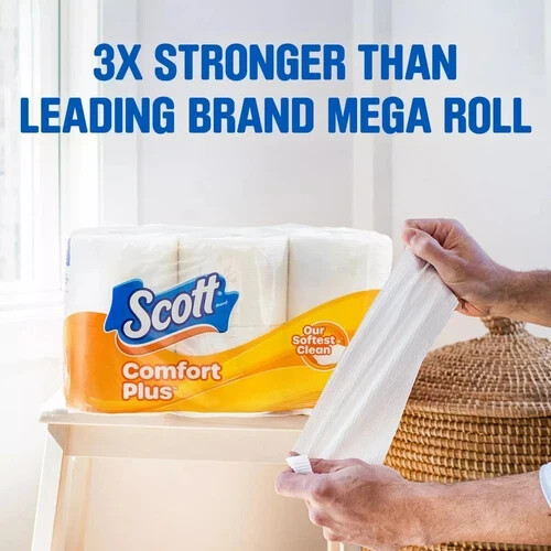 Scott Toilet Paper, 36 Rolls,231 Sheets per Roll