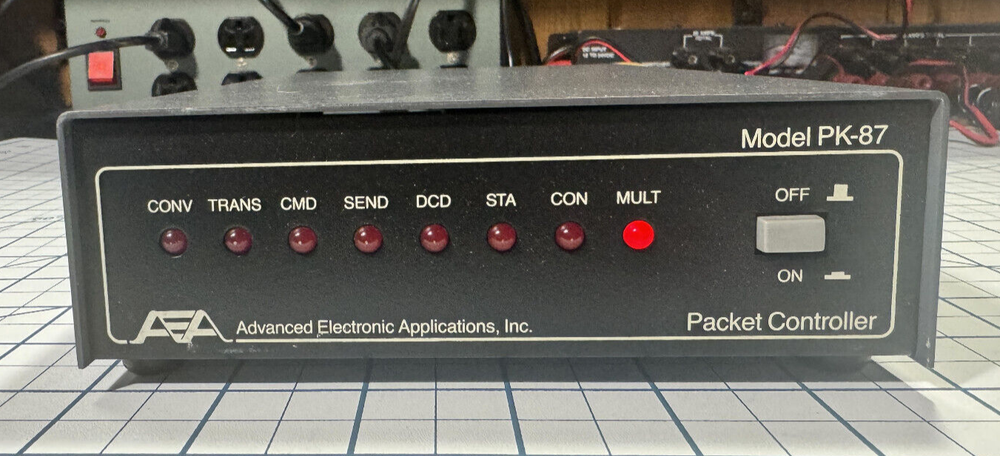 AEA Advanced Electronic Applications PK-87 Packet Controller (power tested)