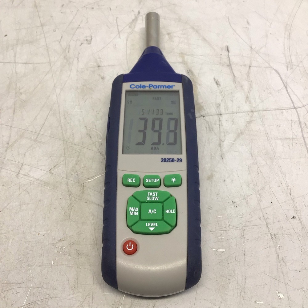 Cole-Parmer 20250-29 Data Logging Sound Meter