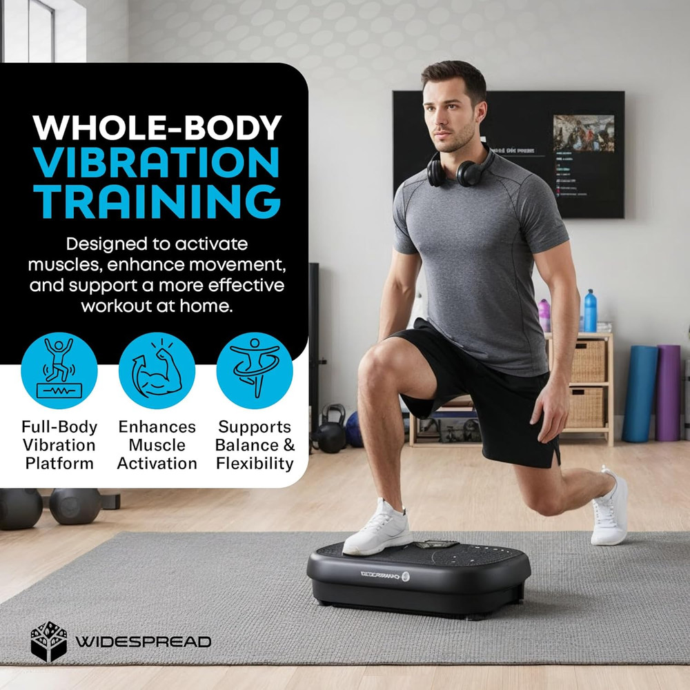 Vibration Plate Exercise Machine, Full Body Shaker Workout Board