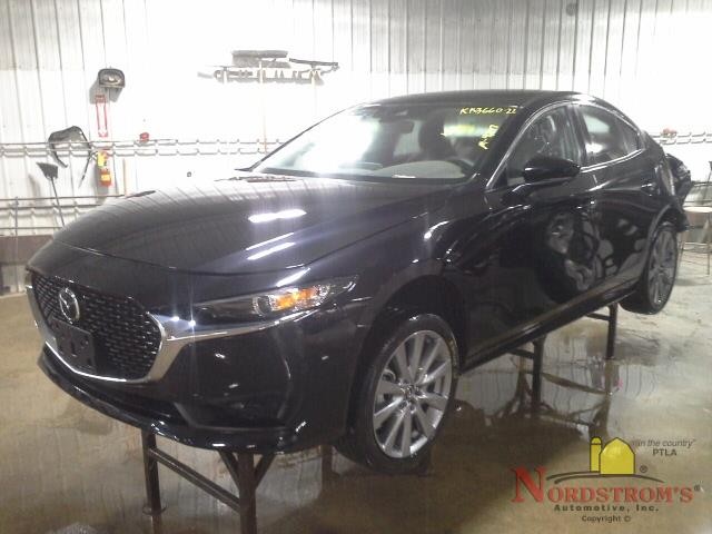 2022 Mazda 3 Driver Front Headrest Only Black Leather