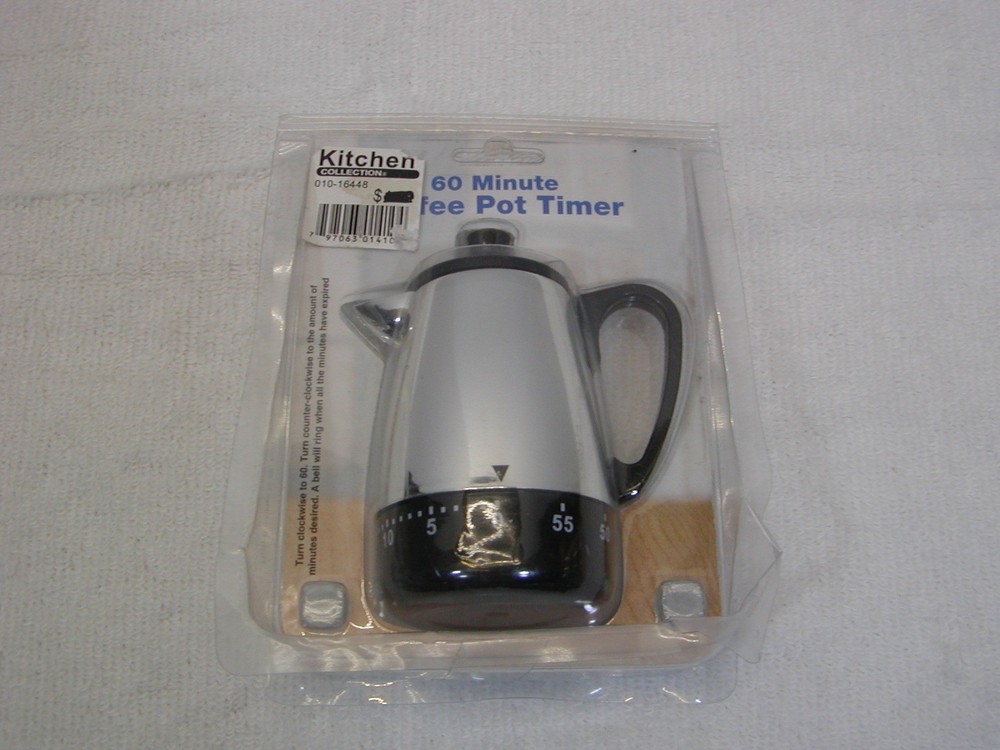 NEW 60 MINUTE COFFEE POT TIMER
