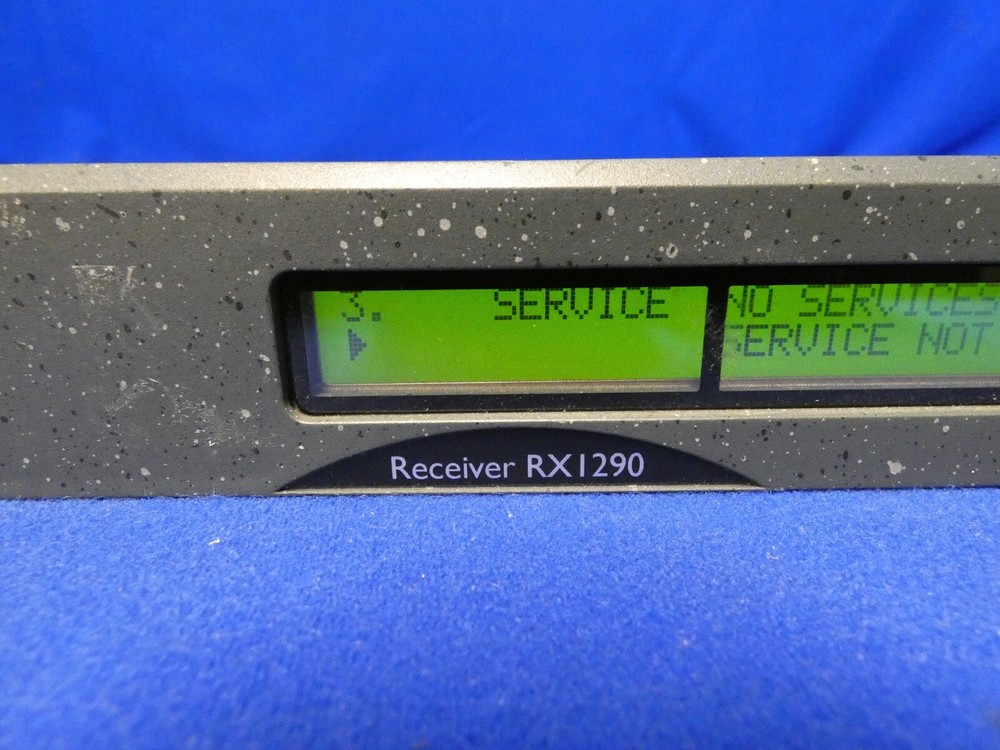 Tandberg RX1290 Series 8 Multi-Format SD/HD Receiver Decoder Software Ver 3.0.0