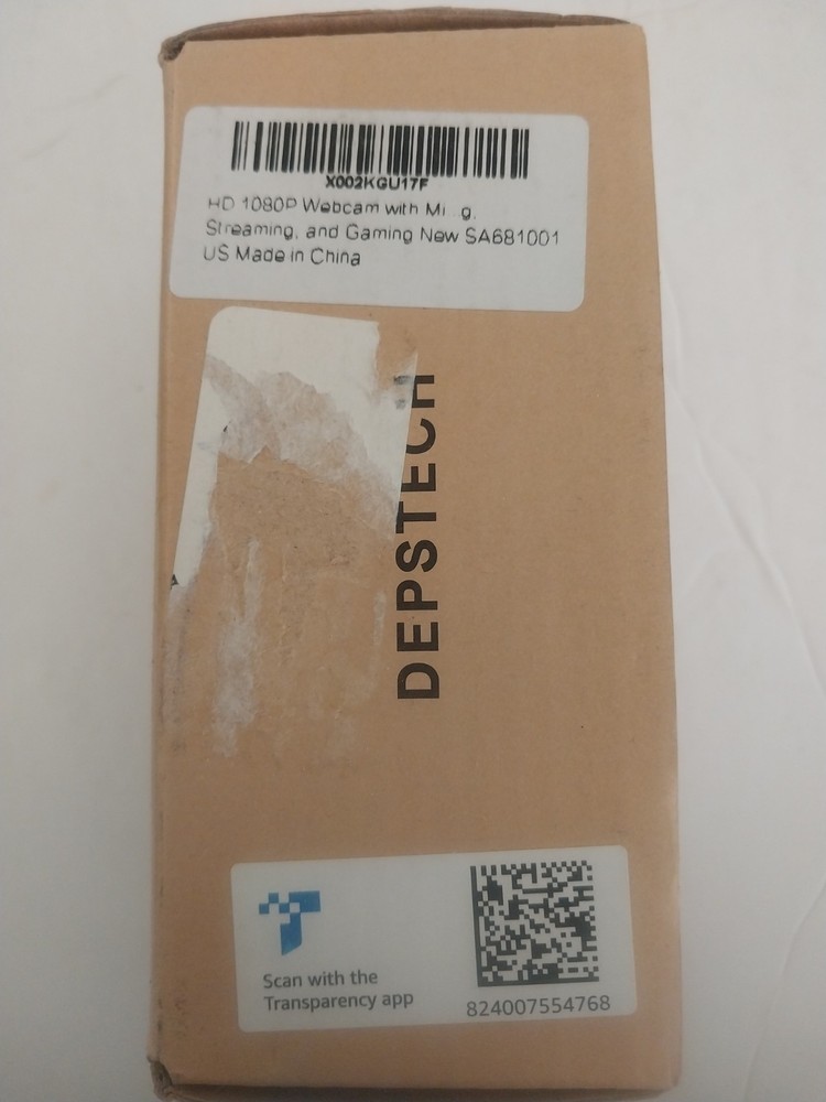 Depstech HD webcam with microphone (# D04) 1920 x 1080 pixels