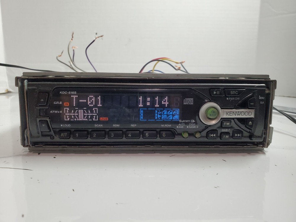 Kenwood KDC-516S Single DIN CD Player - Read Full Description
