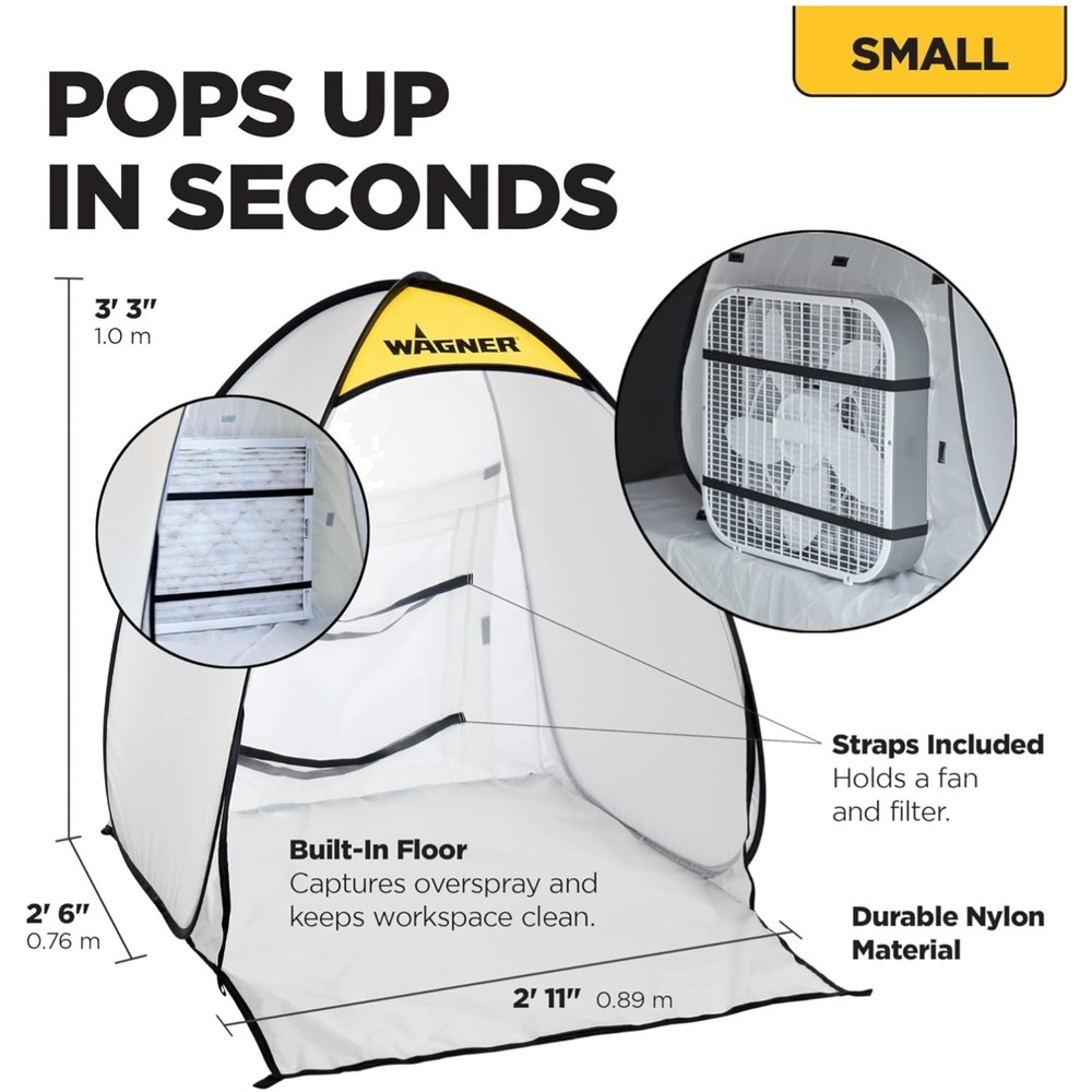 Lightweight Spray Booth for Home Projects