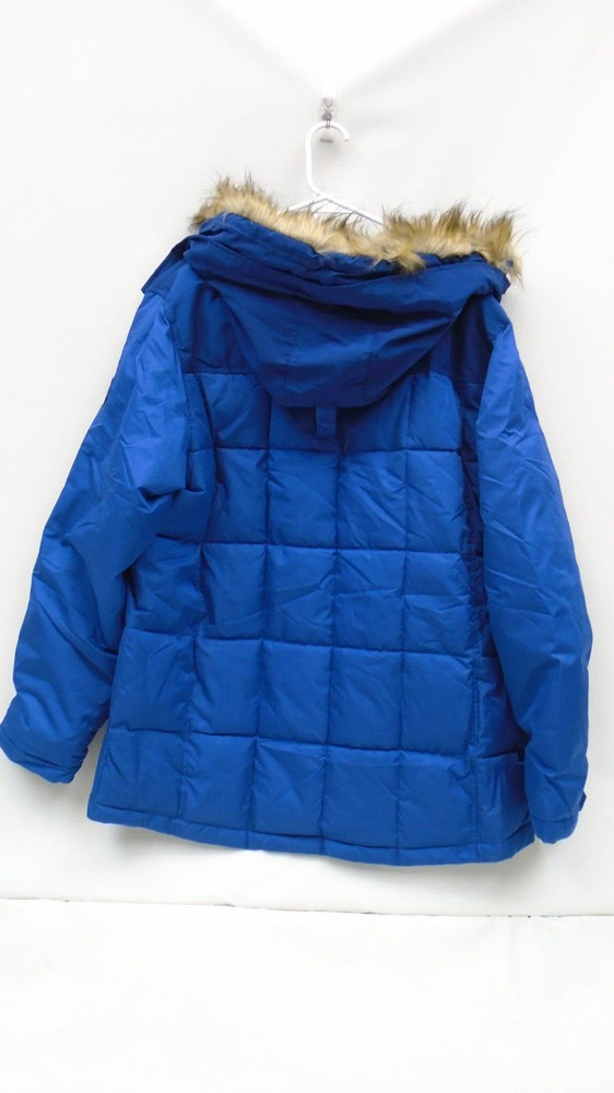 CHAMONIX CHX COLLECTION MENS QUILTED BAFFLE PARKA NAVY SIZE LARGE
