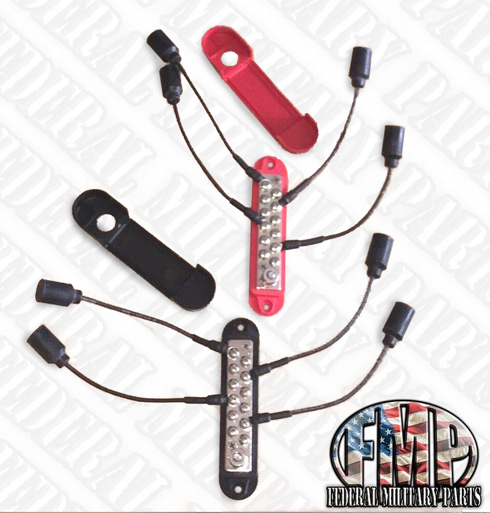 Plug & Play 24V Power Strip Pair Fits Jeep Military HUMVEE M998 M925 5 Ton