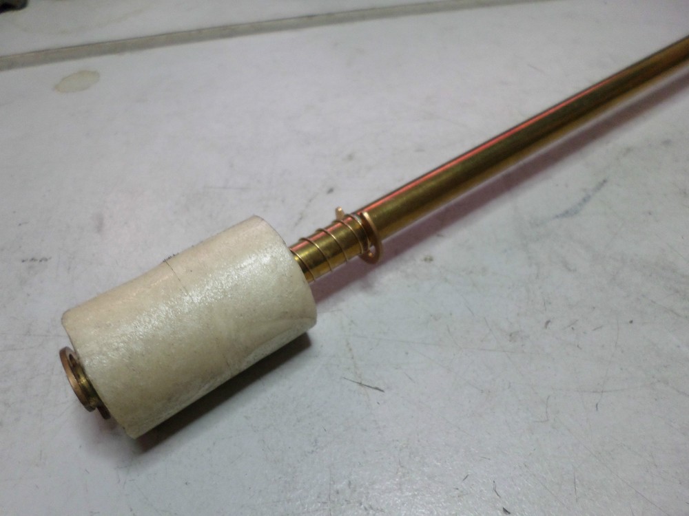 FLOAT LEVEL SENSOR - DUAL HI/LO Din Plug -- Shaft 400mm long - Threaded Body