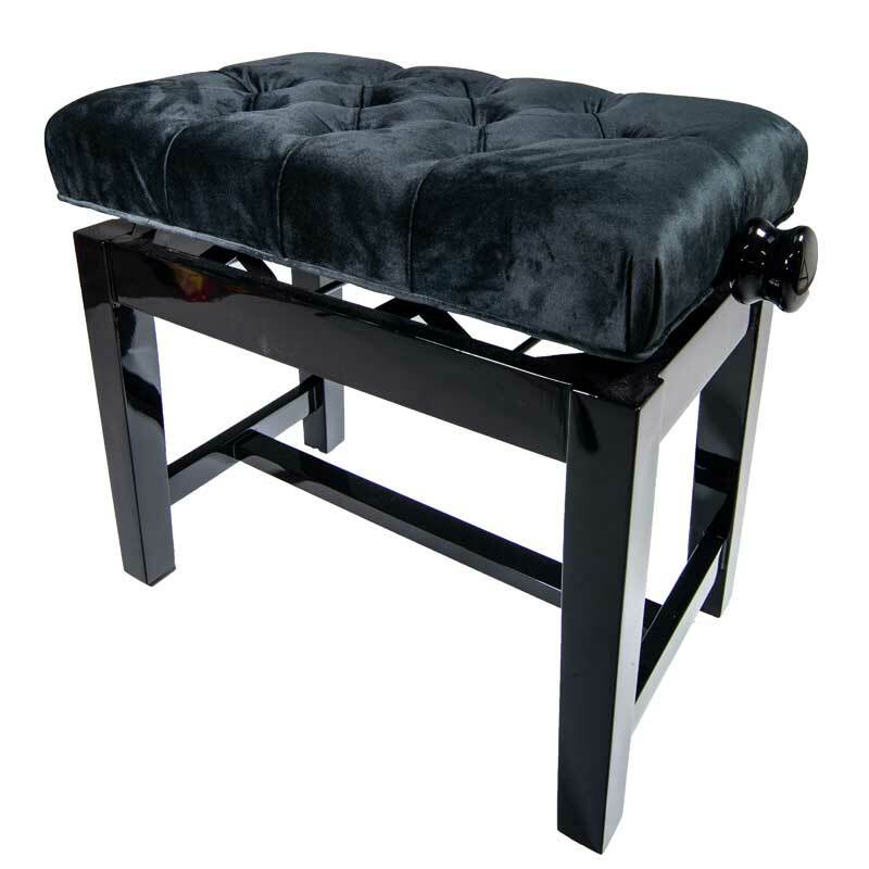 Piano Stool, MARCATO High Quality Adjustable Concert, Polished Ebony
