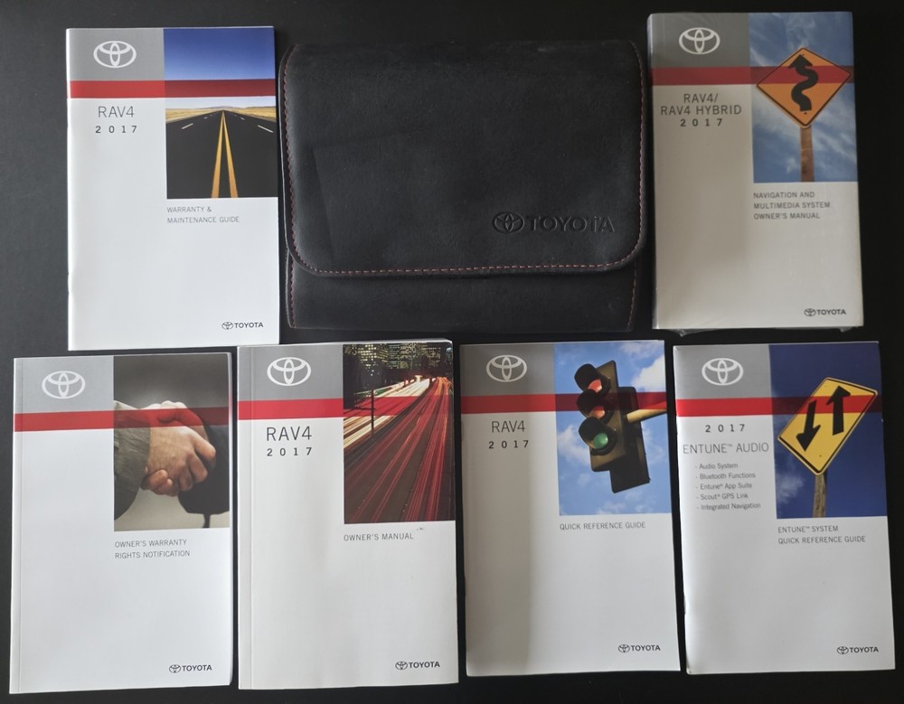 2017 Toyota RAV4 - Owners Manual, Quick Reference Guide, Case & More!