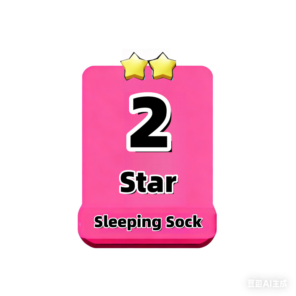 Sleeping Sock - 2⭐,2stars,Monopoly_go Monopoly sticker,Set:8-7