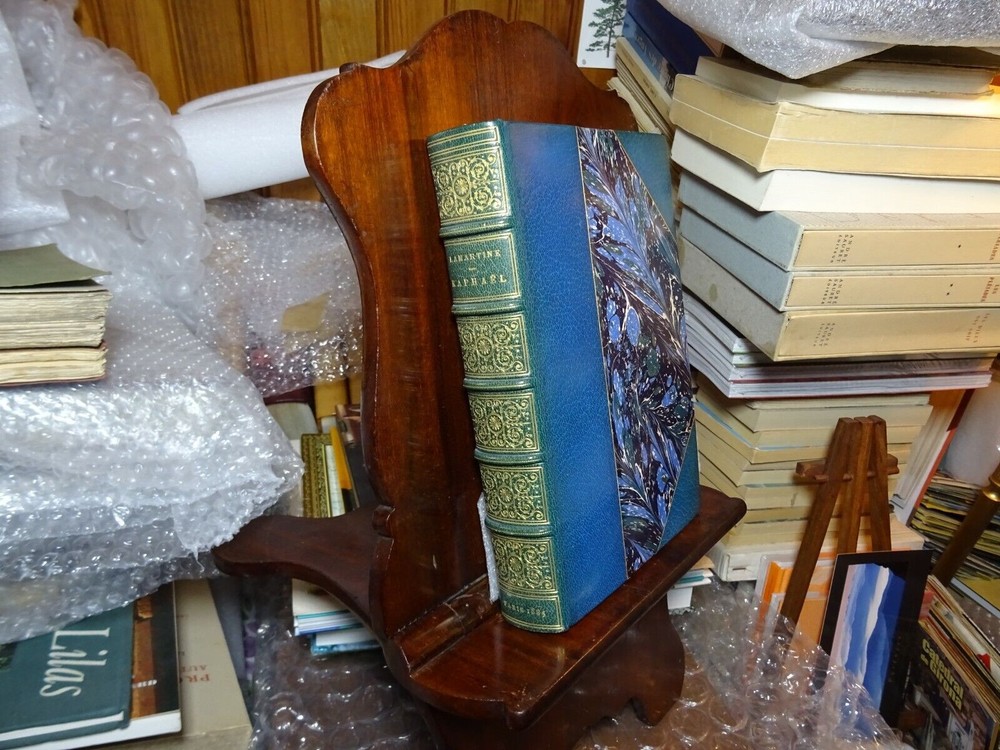 Raphaël - Lamartine Beautiful signed Moroccan Binding - Champollion with...