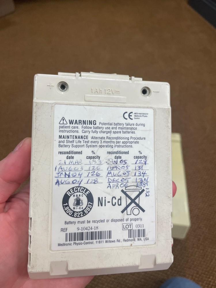 Medtronic, Physio-Control, Battery Support System, 801807-21