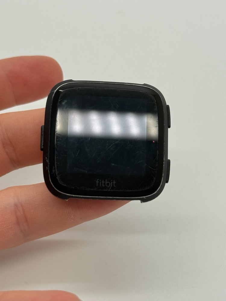 Fitbit Versa FB504 Smartwatch - Black - Large