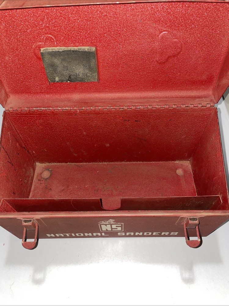 Vintage National Sanders Tool Box Case
