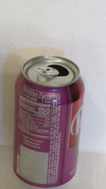 Dr. Pepper BlackBerry 1 Can (12 Oz) EMPTY CAN,