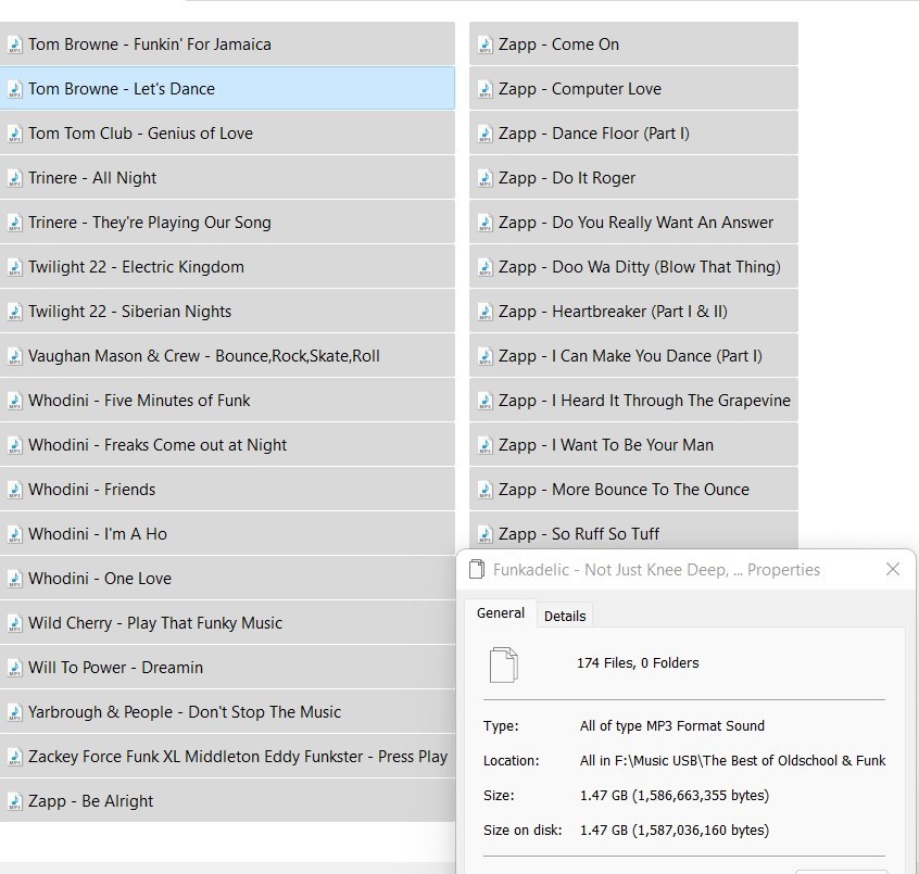Old School & Funk 170+ Songs