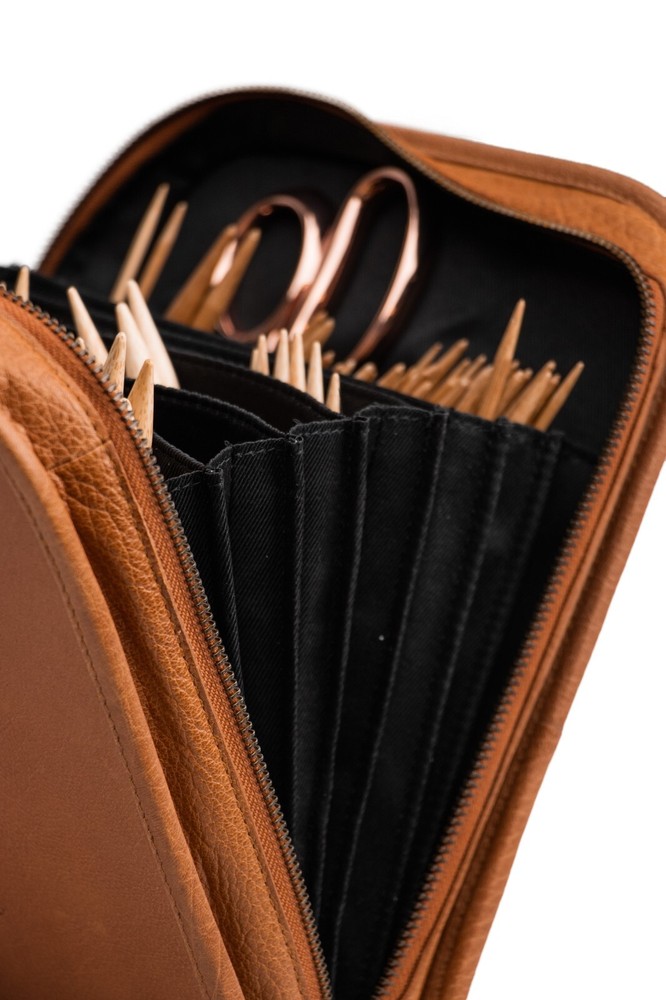 MUUD VOSS knitting needle case, hard case