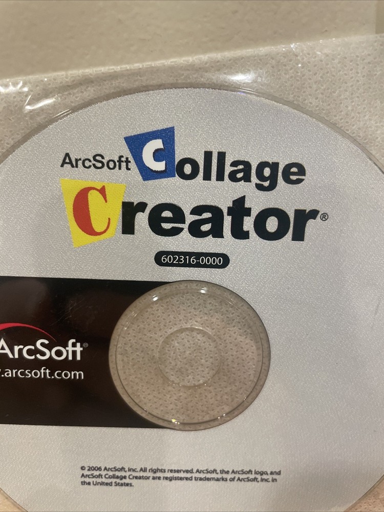 2006 ArcSoft Collage Creator 602316-0000