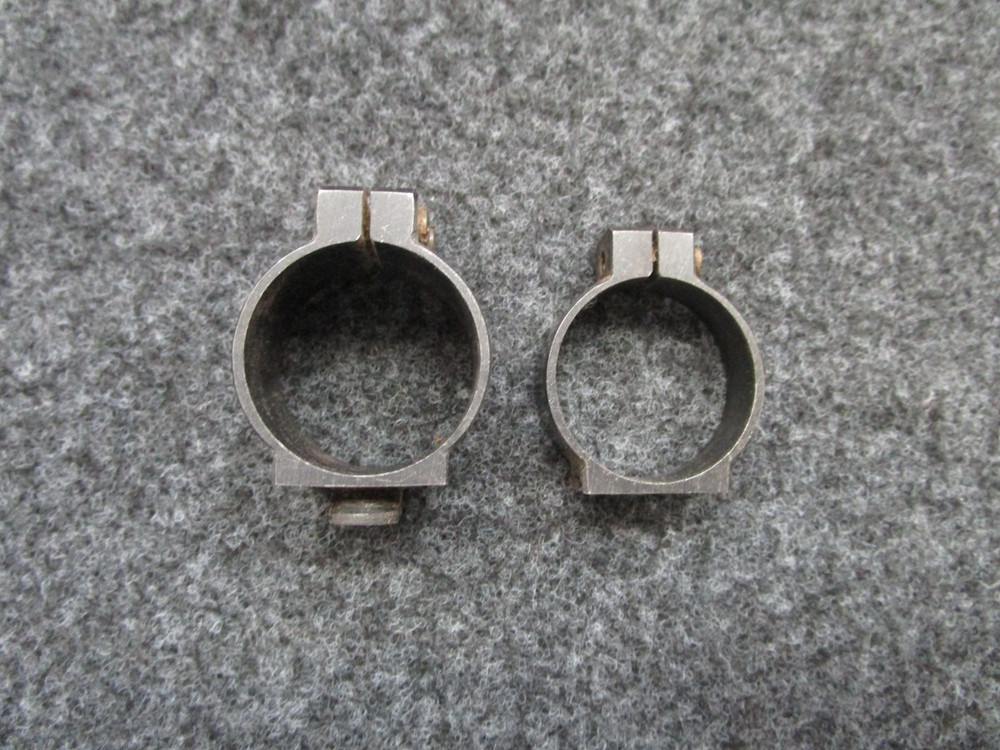 Redfield vintage one inch vertical split scope ring set