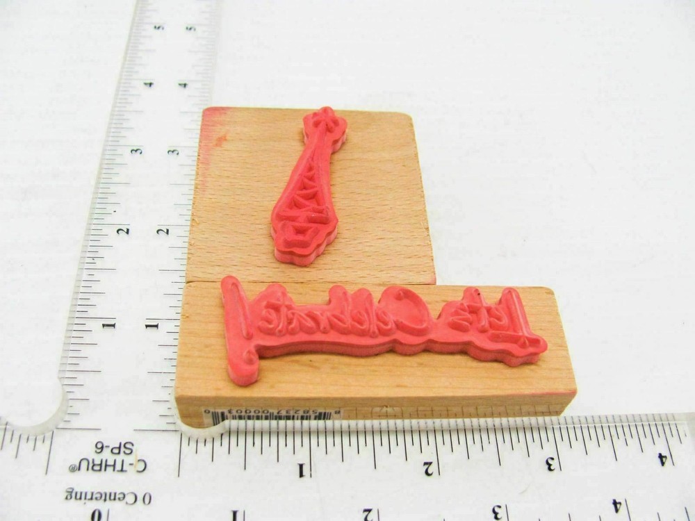 Celebrate Christmas Rubber Stamp - Stamp Set A172