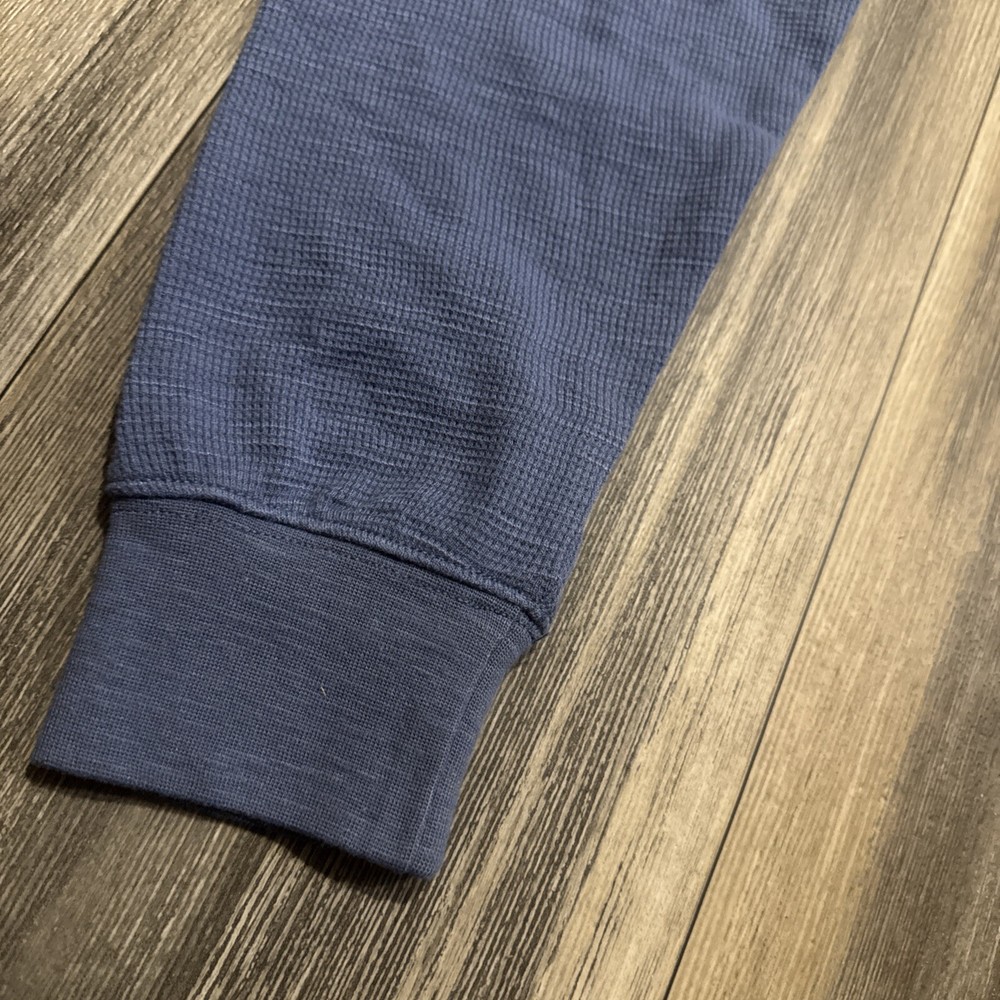 Volcom -Blue Murph Thermal-Long Sleeve Shirt- Mens medium