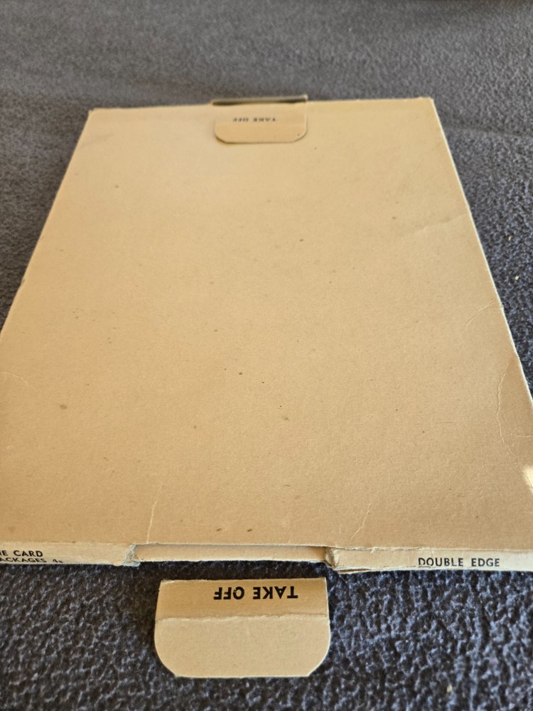 Vintage Razor Blade Display - TAKE OFF Double-Edge 24-Box Display w/Sleeve