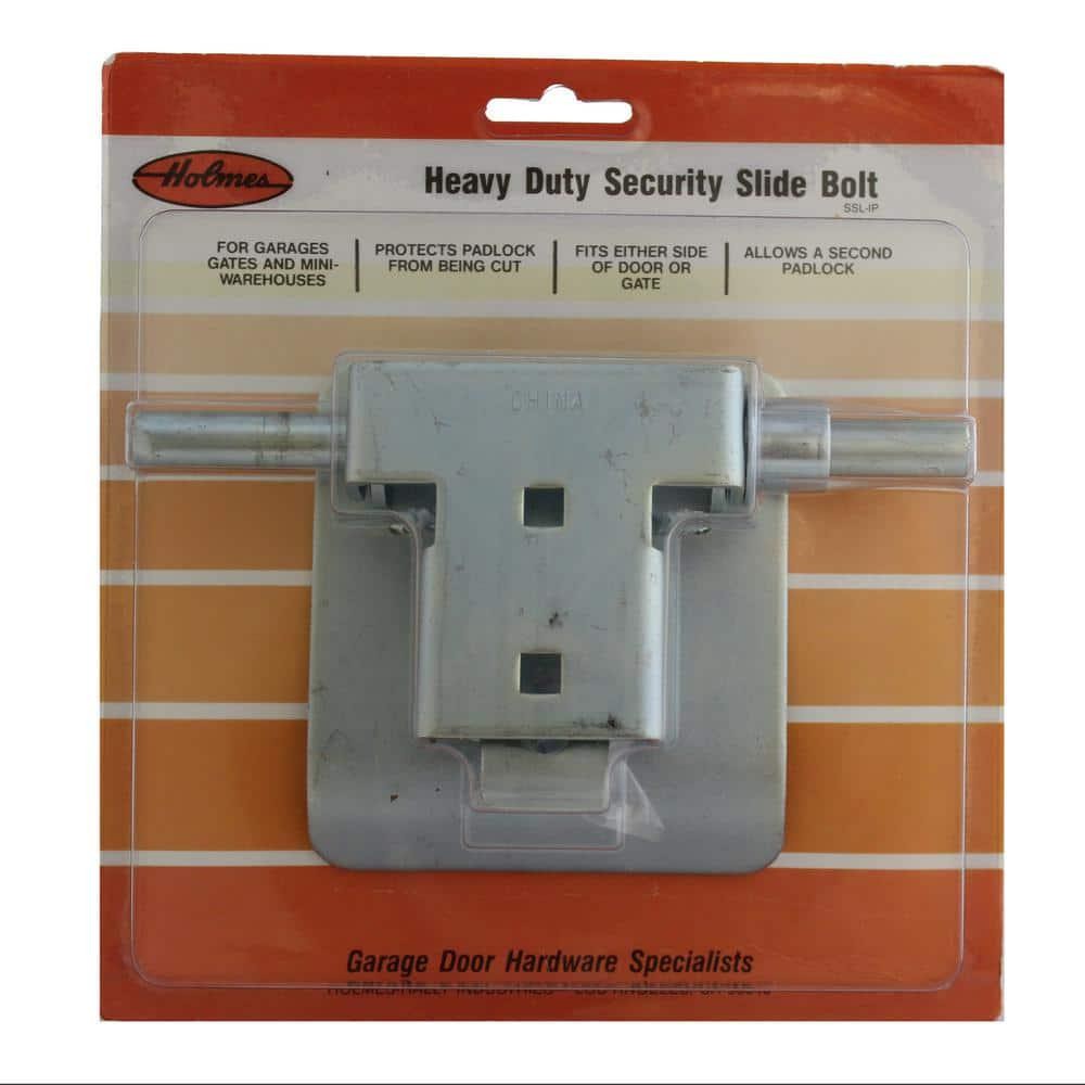 Garage Door Security Slide Bolt Lock SSL-1P Padlock Protection Easy Install