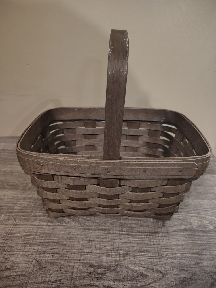 Longaberger 1994 Rectangle Basket With Fixed Handle