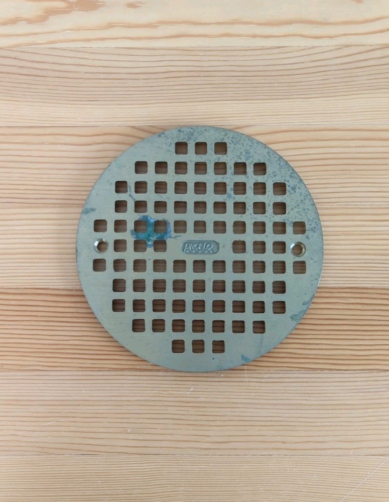 PROFLO Brass 6" Drain Grate Only