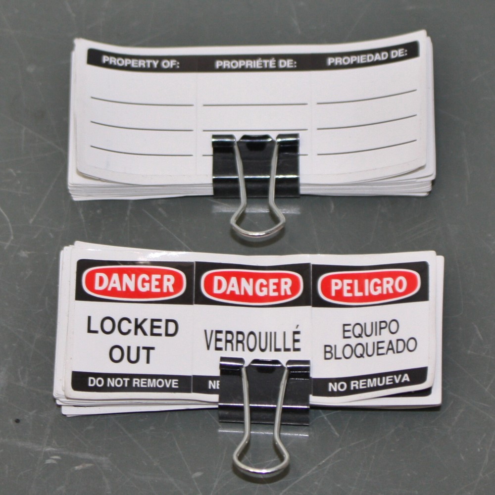 (20) Abus Lockout Padlock 74/40 KD YELLOW, Keyed Different, Plastic Covered