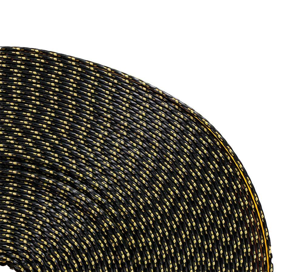 4"x65' Winch Straps w/flat hook, WLL 5400 Flatbed Tie Down Strap