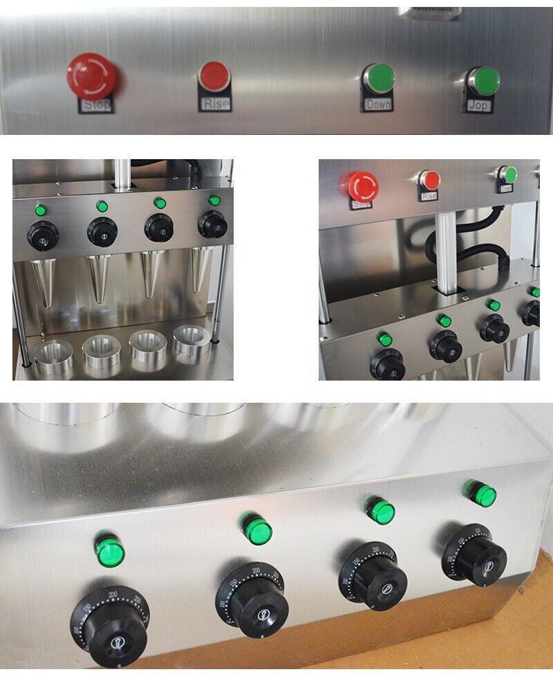 Electric Commercial Pizza Cone Forming Machine+Automatic Rotational Pizza Oven