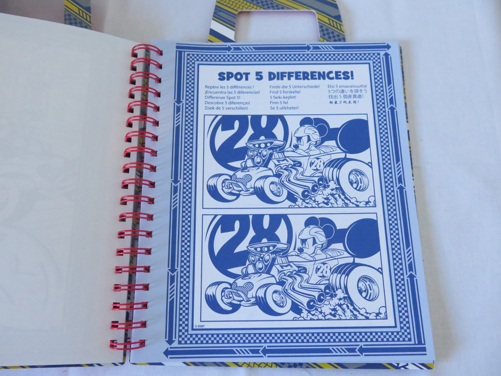 New Disney Mickey Mouse Activity Book Folder Stickers Pens