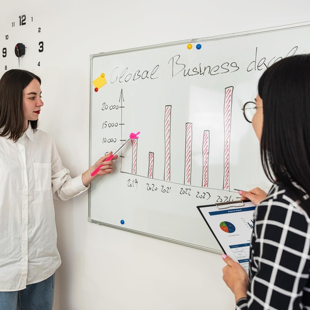 DIVINA VITAE Telescopic Teacher Pointer Extendable Stick for Pink