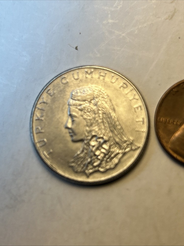 1976 50 Kuruş coin from Turkey
